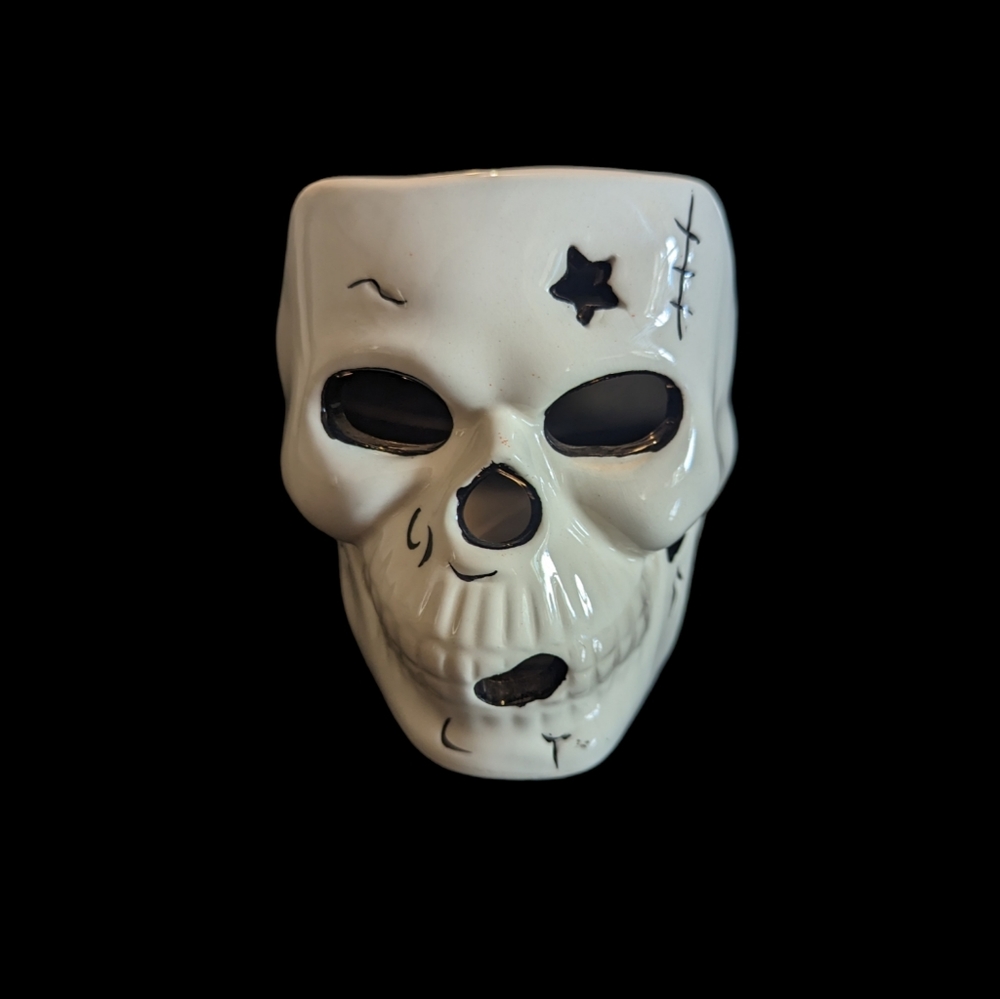 Skull Candle Holder